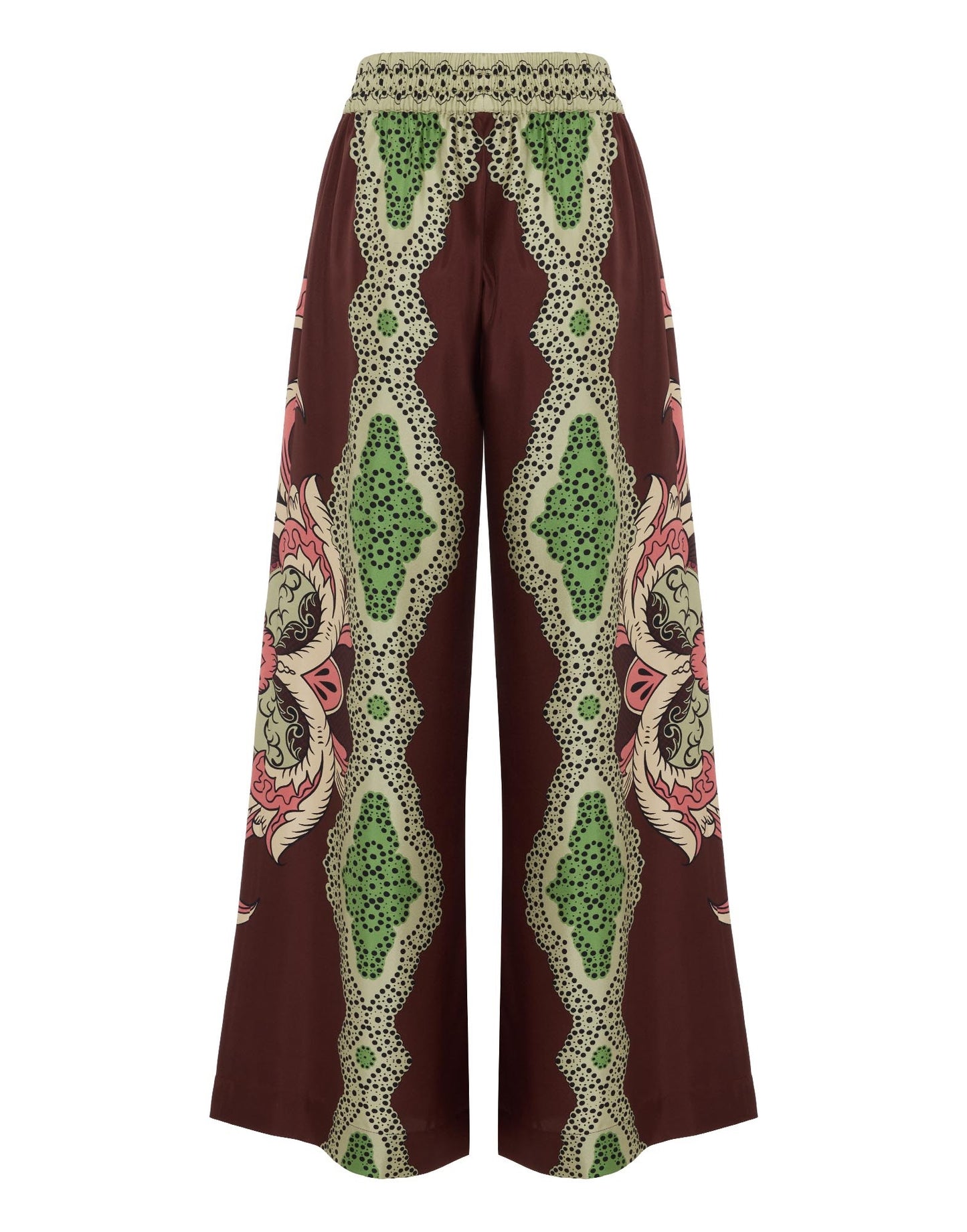 Baroque Bloom Roman Silk Blend Co-Ord Set