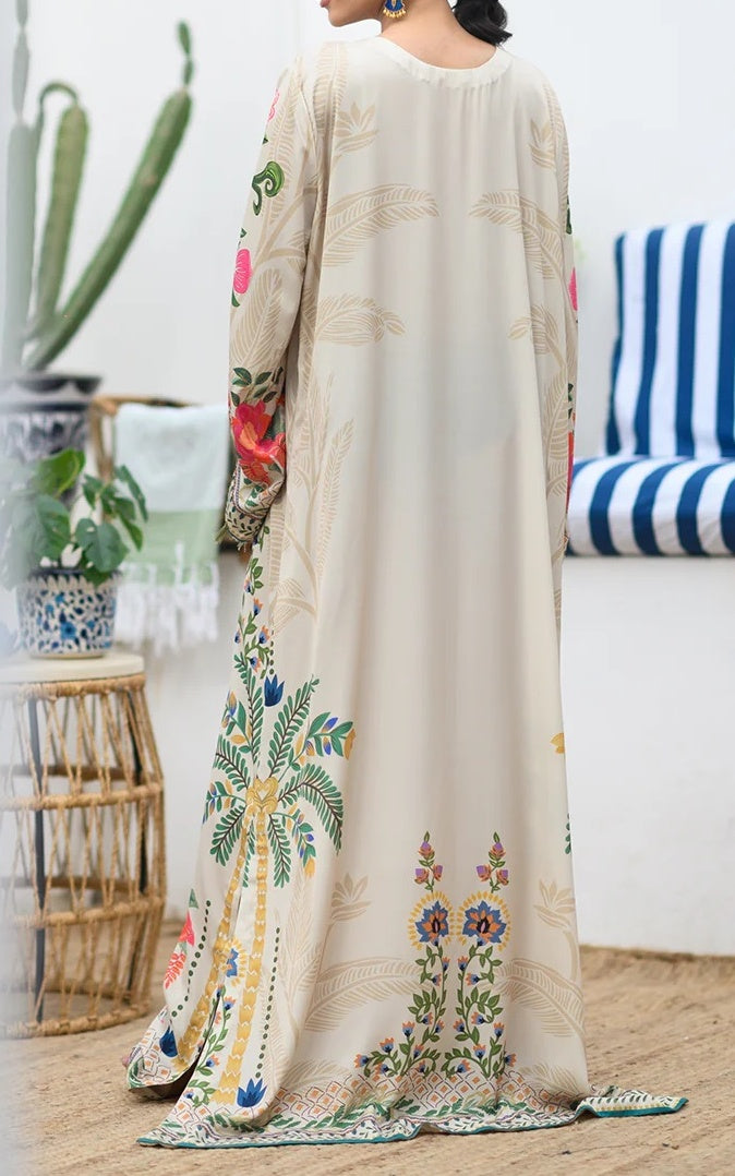 Blooming Eden Premium Soft Crepe Kaftan