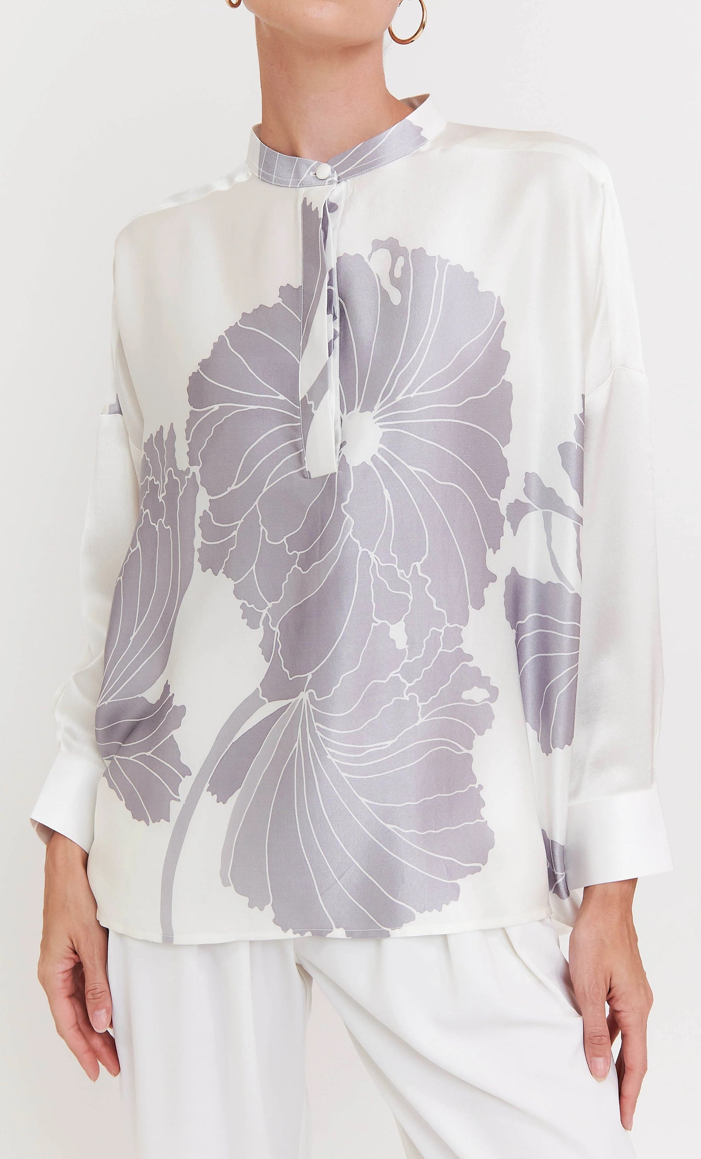 Ivory Grace Roman Silk Blend To