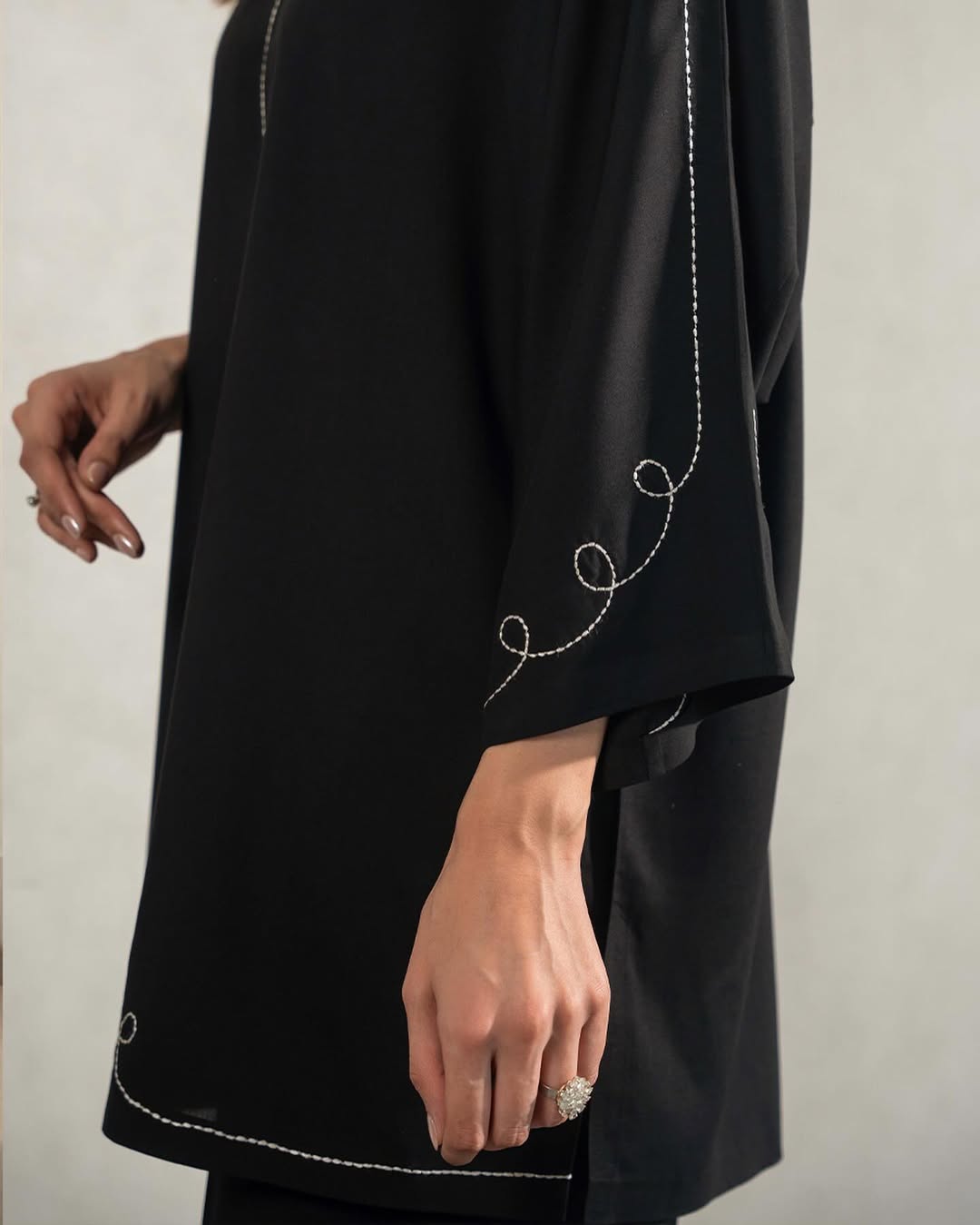 Noir Elegance Italian Cotton Co-ord Set