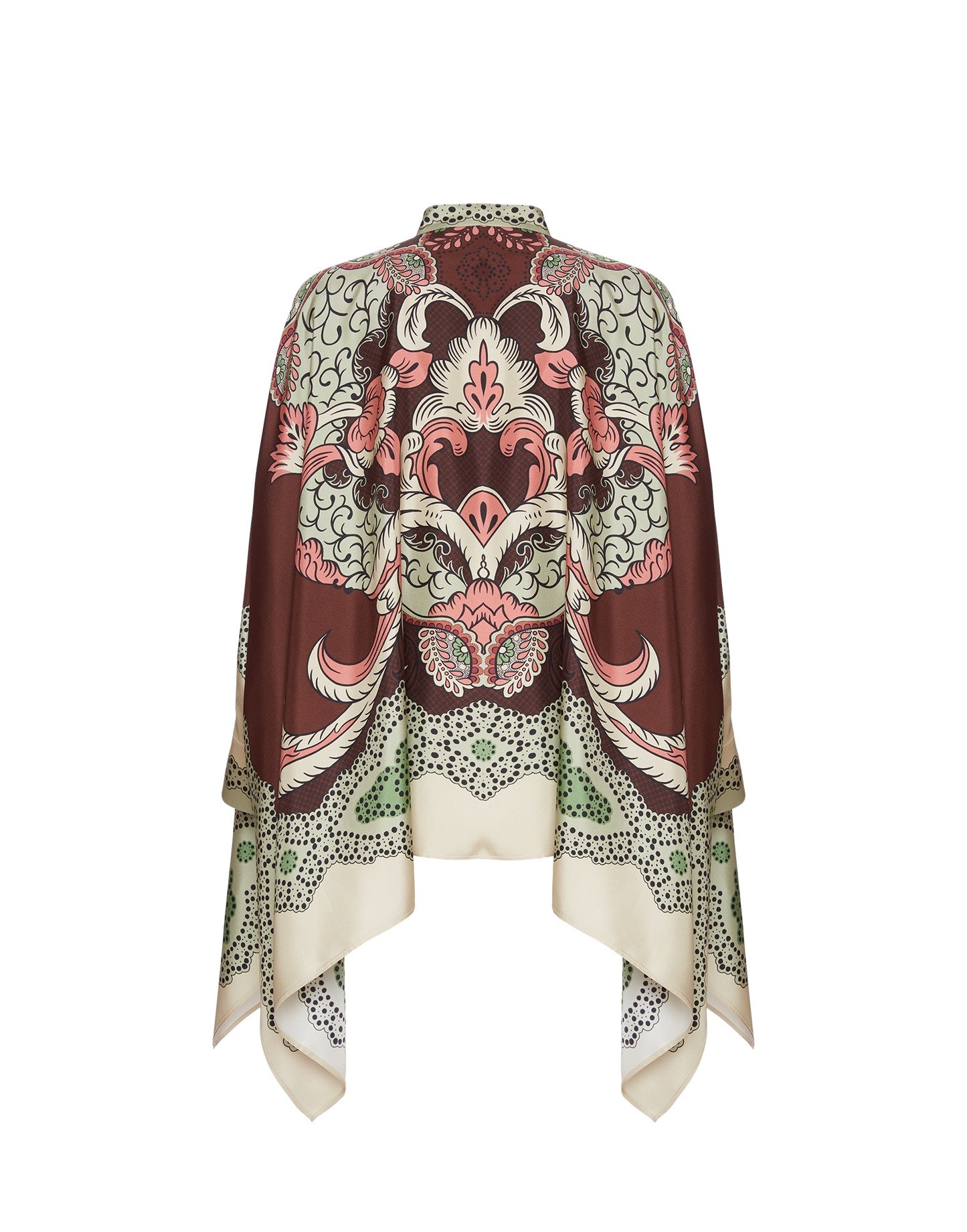 Baroque Bloom Roman Silk Blend Co-Ord Set