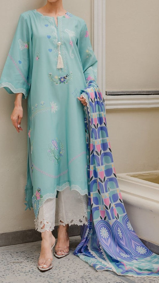 Pastel Garden Lace Set