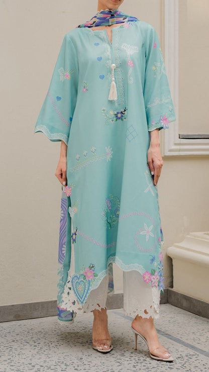 Pastel Garden Lace Set