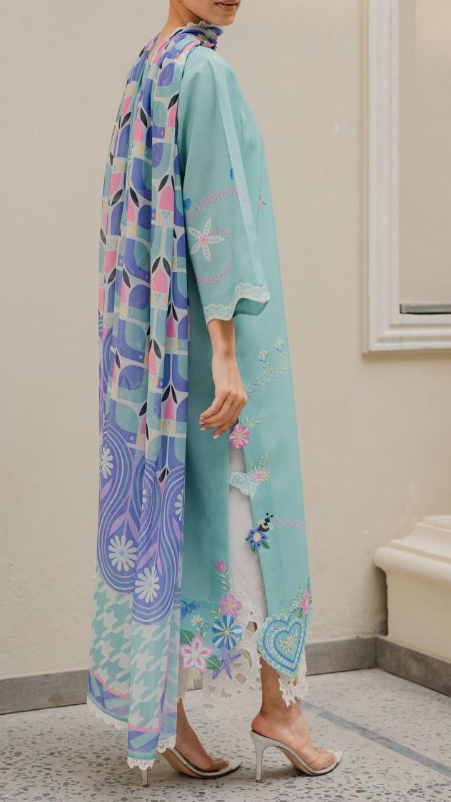 Pastel Garden Lace Set