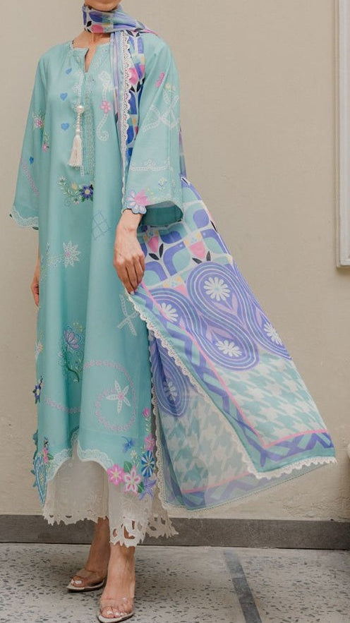 Pastel Garden Lace Set