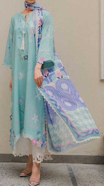 Pastel Garden Lace Set