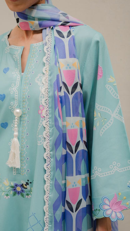 Pastel Garden Lace Set