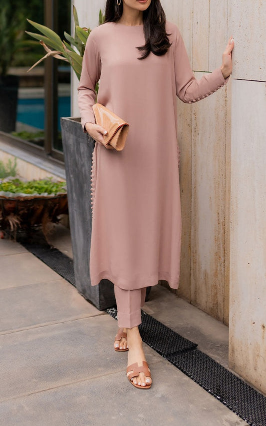 Peach Whisper Kaftan