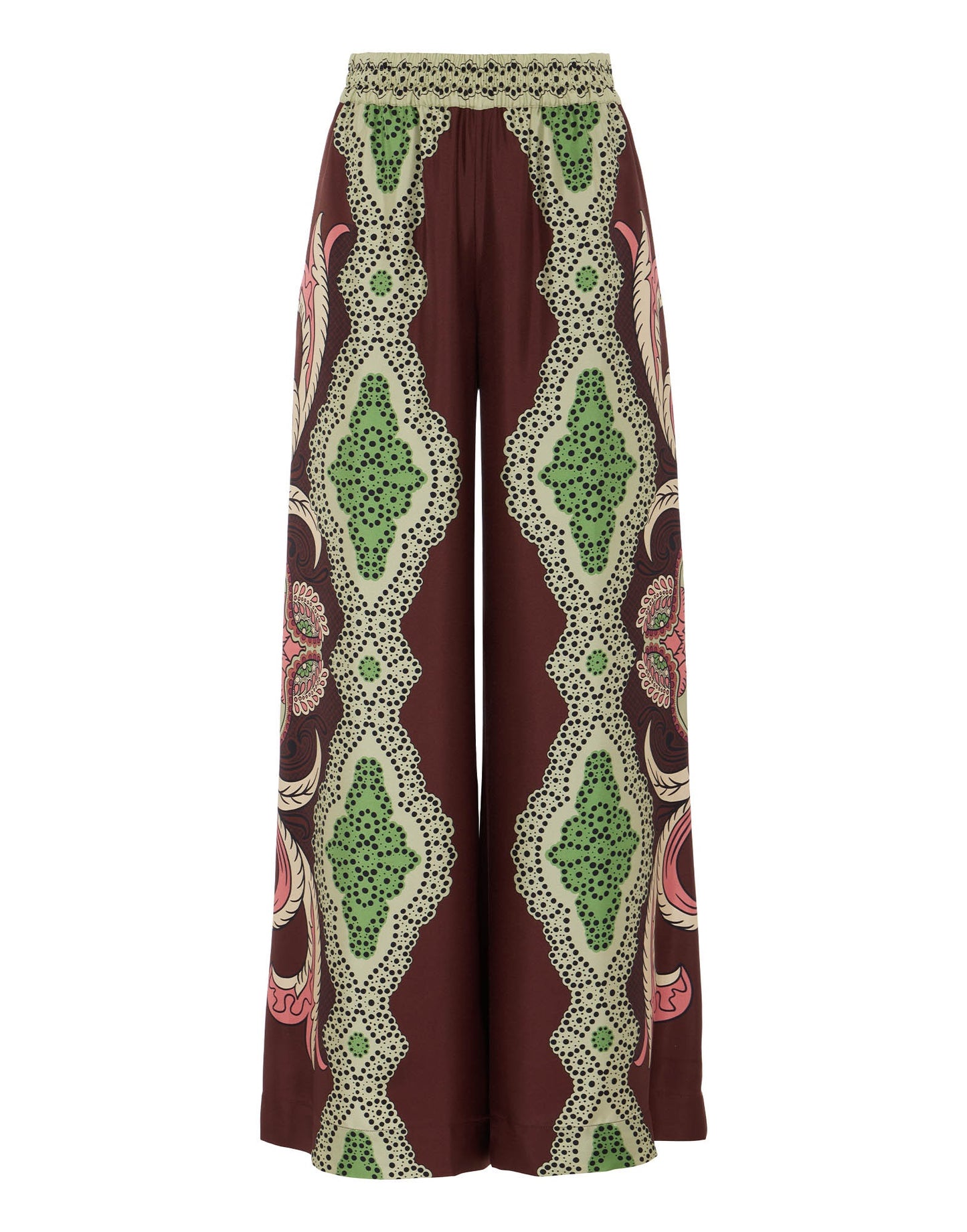 Baroque Bloom Roman Silk Blend Co-Ord Set