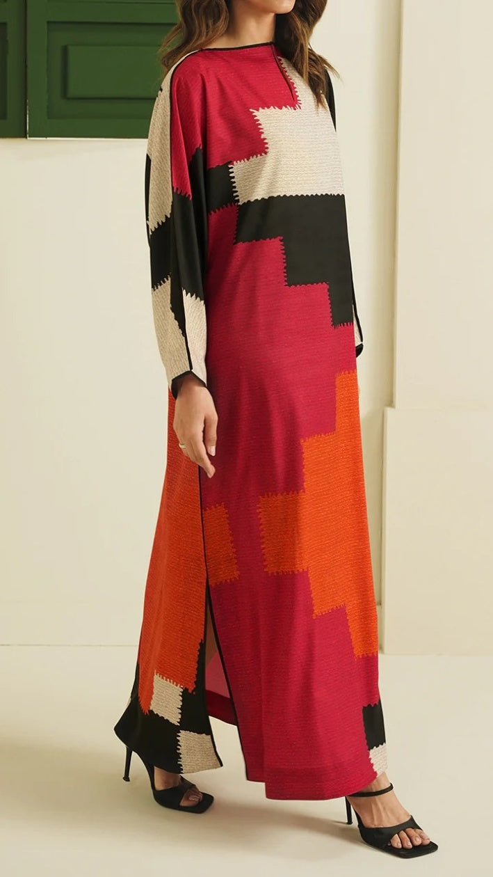 Scarlet Noir Kaftan
