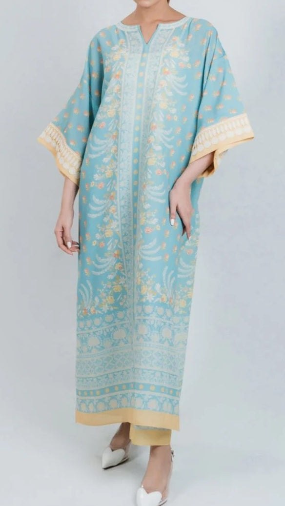 Sky Mirage Printed Kattan