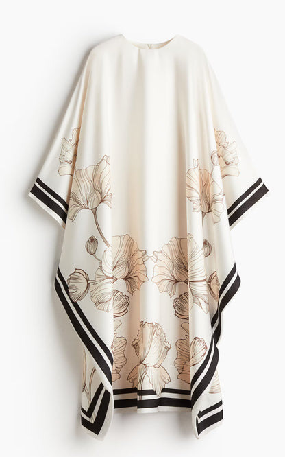 Ivory Botanica Heavy Cotton Blend Kaftan