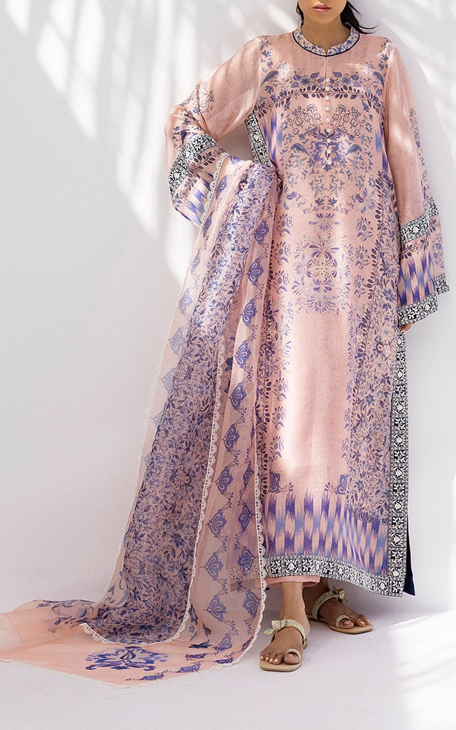 Blush Violet Luxe Georgette 3pc Set