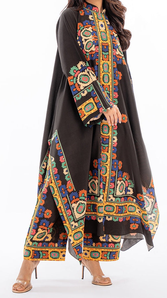 Elysian Motif Kaftan Set