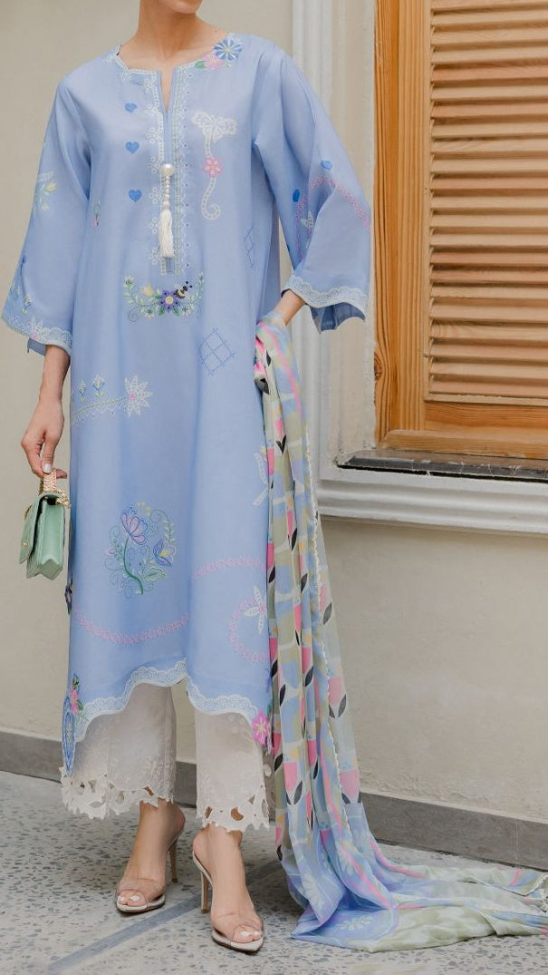 Sky Bloom Lace Set