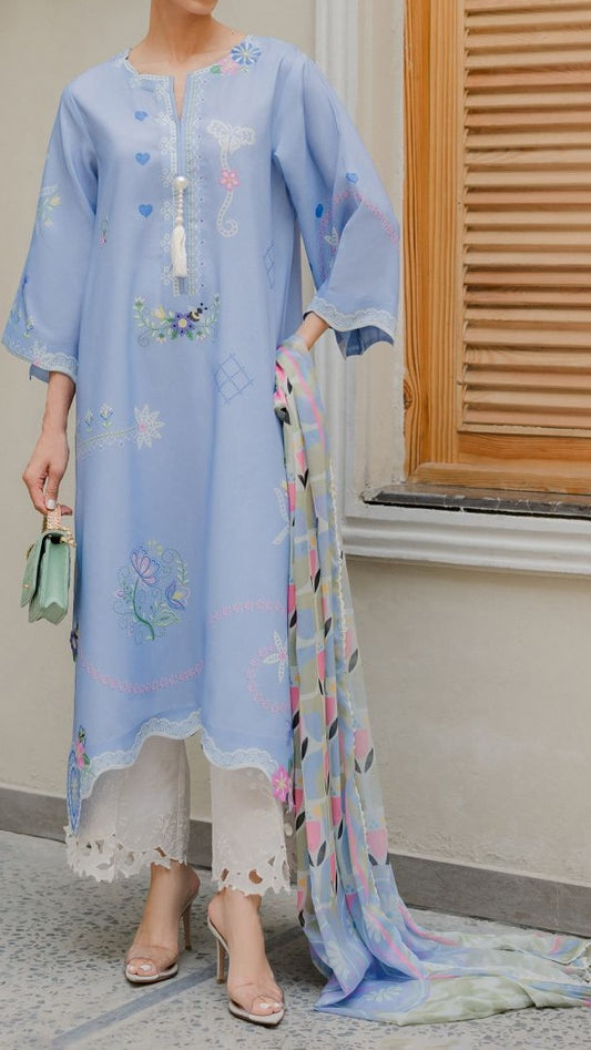 Sky Bloom Lace Set