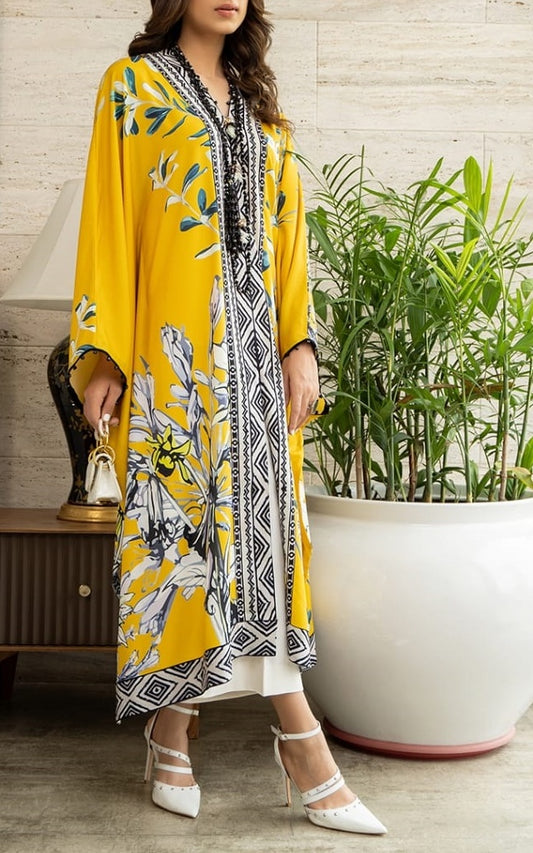 Golden Bloom Kaftan