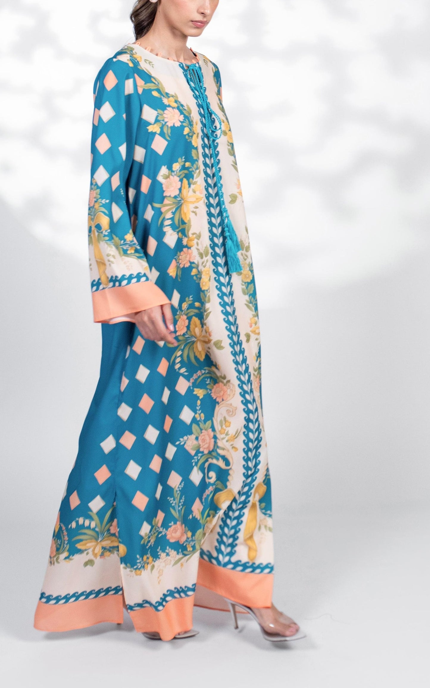 Teal Reverie Kaftan