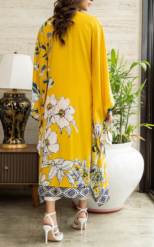 Golden Bloom Kaftan