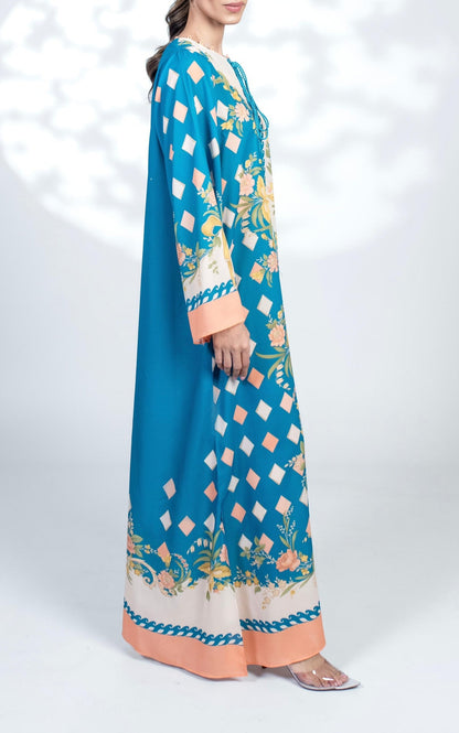 Teal Reverie Kaftan