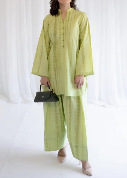 Lime Serenity Superior Cotton Blend Co-Ord Set