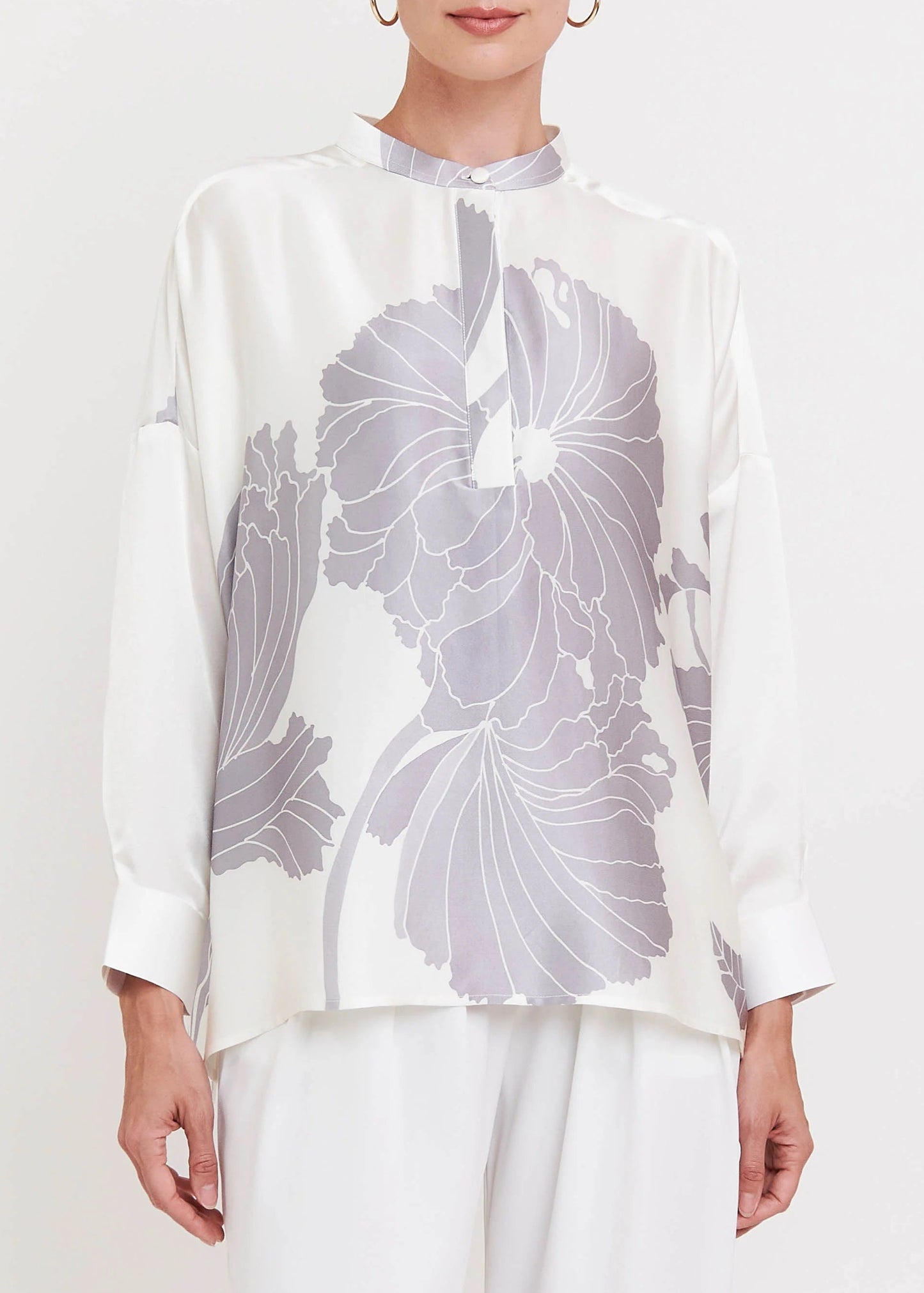 Ivory Grace Roman Silk Blend To