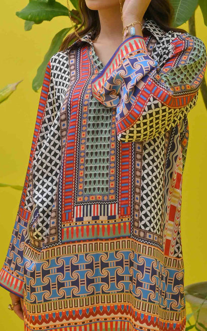 Bold Geometric Print Co-Ord Set
