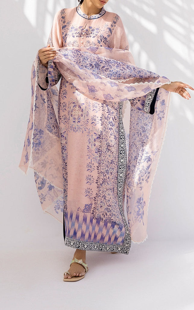 Blush Violet Luxe Georgette 3pc Set