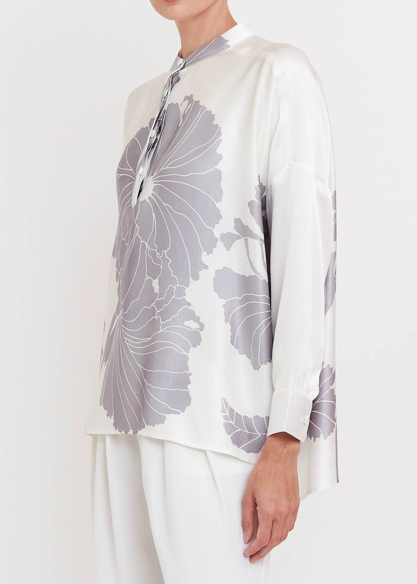 Ivory Grace Roman Silk Blend To