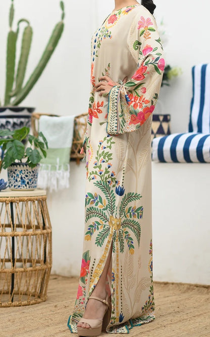 Blooming Eden Premium Soft Crepe Kaftan