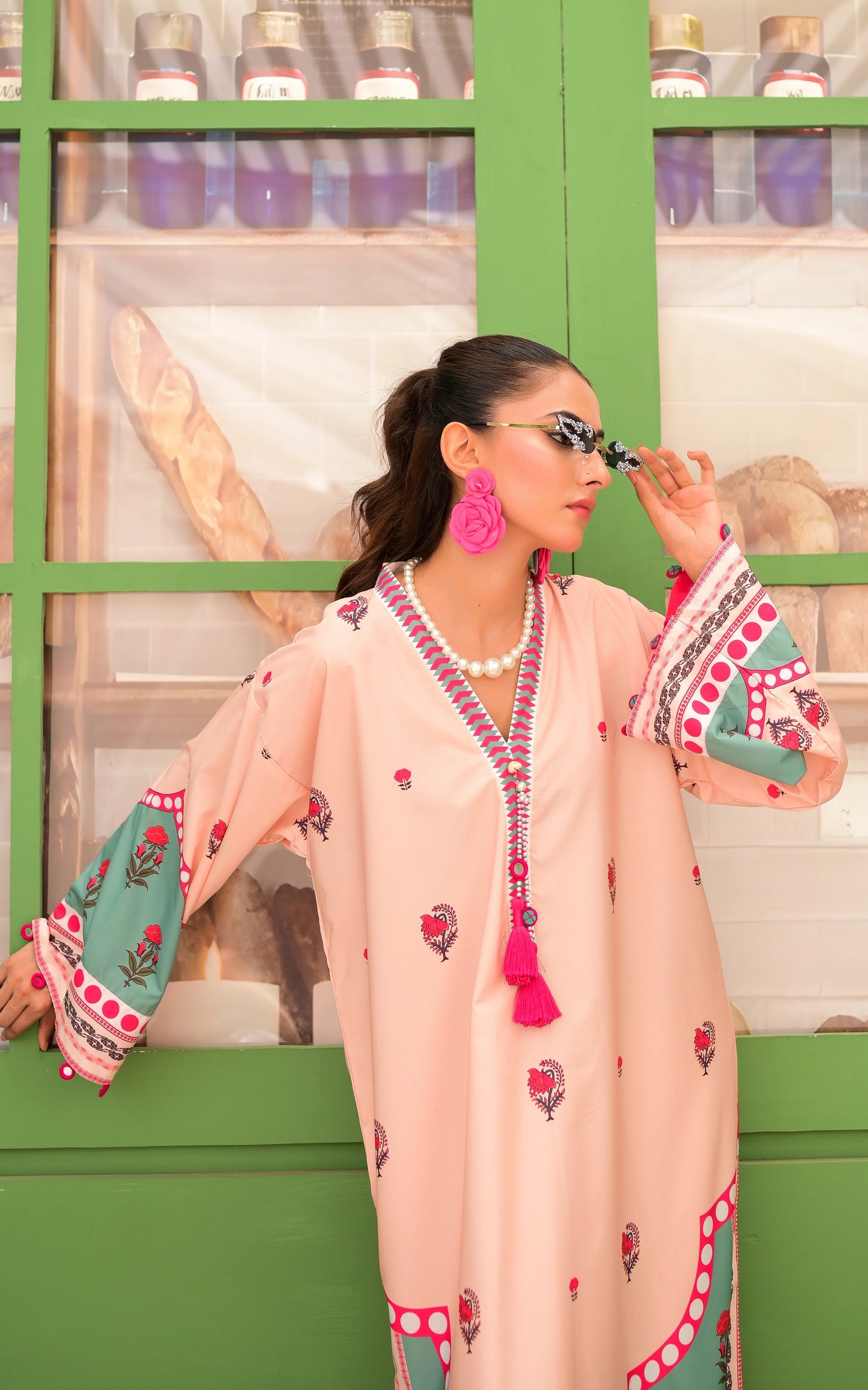 Peach Blossom Kaftan
