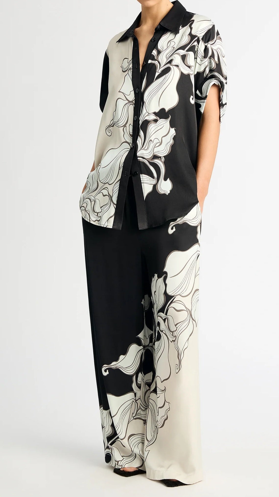 Monochrome Swirl Co-Ord Set
