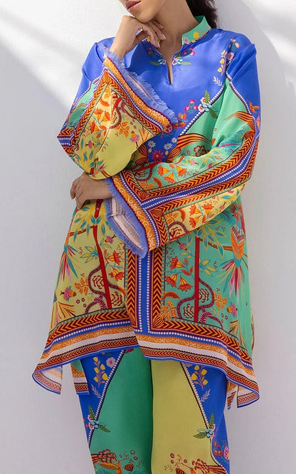 Tropical Paradise Median Silk Crepe Co-Ord Set
