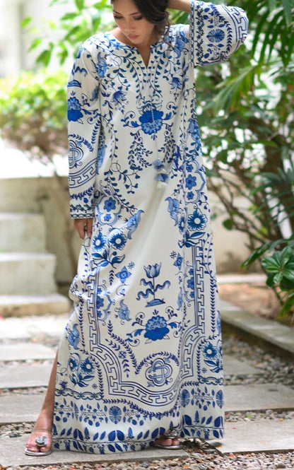 Blue Mirage Kaftan