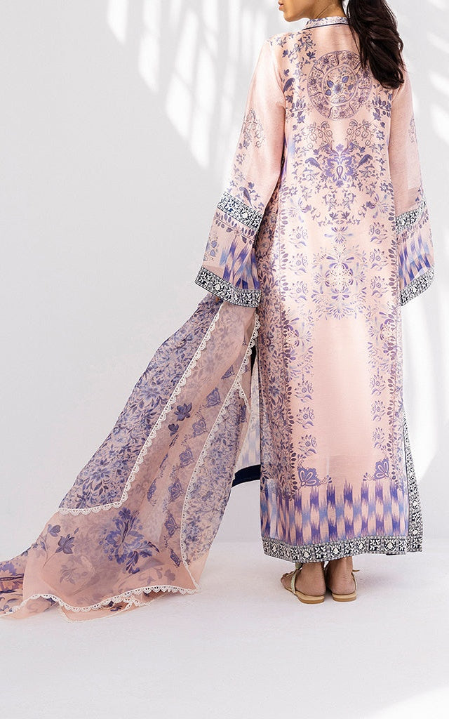 Blush Violet Luxe Georgette 3pc Set