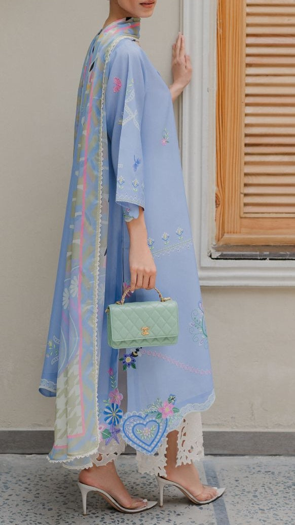 Sky Bloom Lace Set