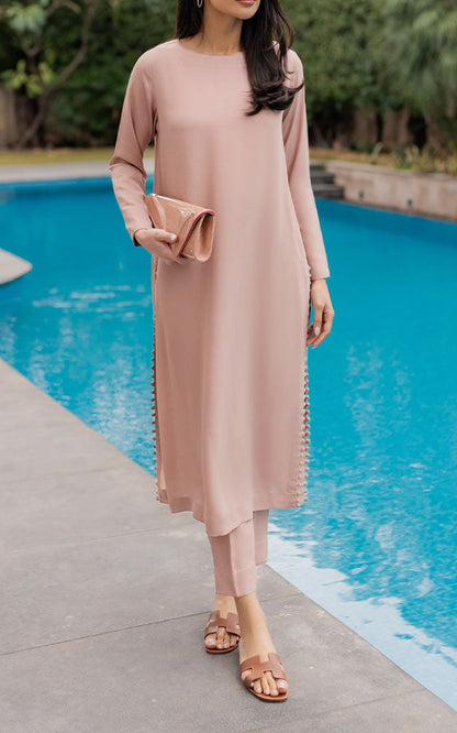 Peach Whisper Kaftan