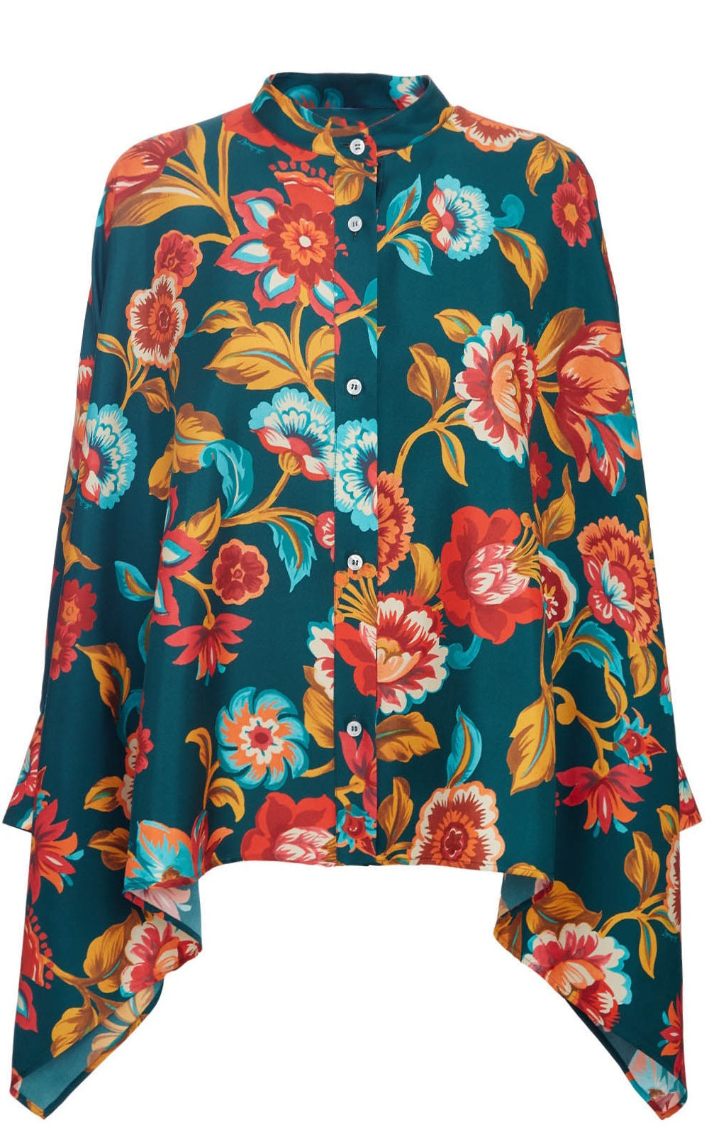 Floral Co-ord Set in Roman Silk Blend