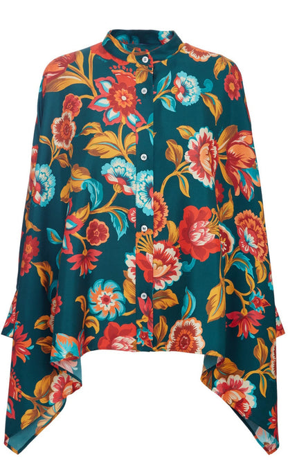 Floral Co-ord Set in Roman Silk Blend