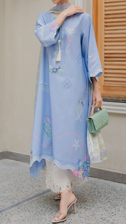 Sky Bloom Lace Set