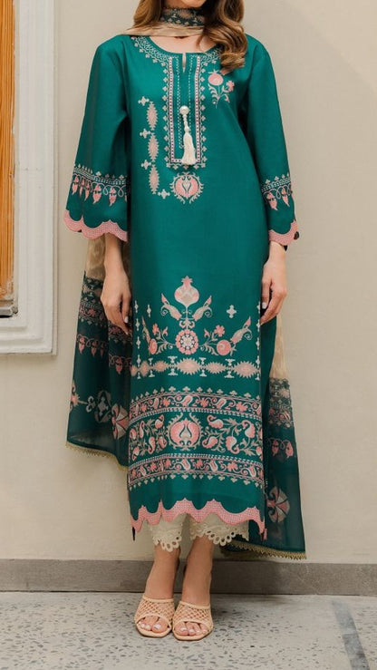 Emerald Heritage Lace Set