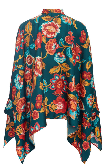 Floral Co-ord Set in Roman Silk Blend