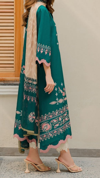 Emerald Heritage Lace Set