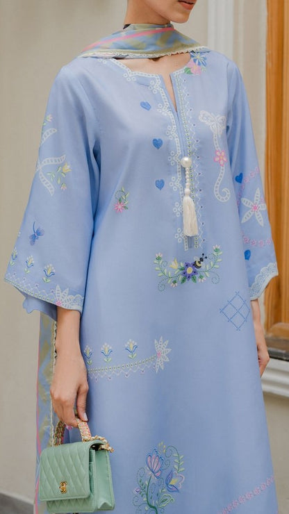 Sky Bloom Lace Set