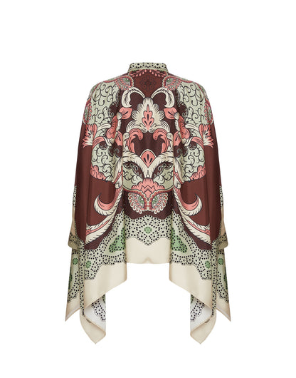 Baroque Bloom Roman Silk Blend Co-Ord Set