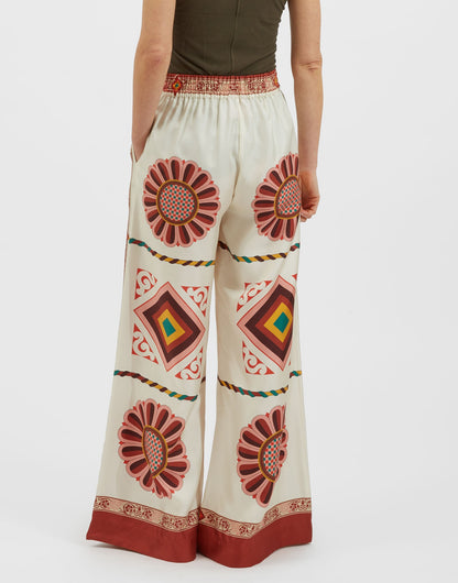 Terra Mosaic Roman Silk Blend Co-Ord Set