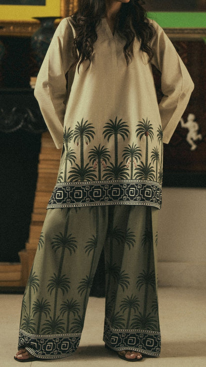 Desert Palm Linen Set