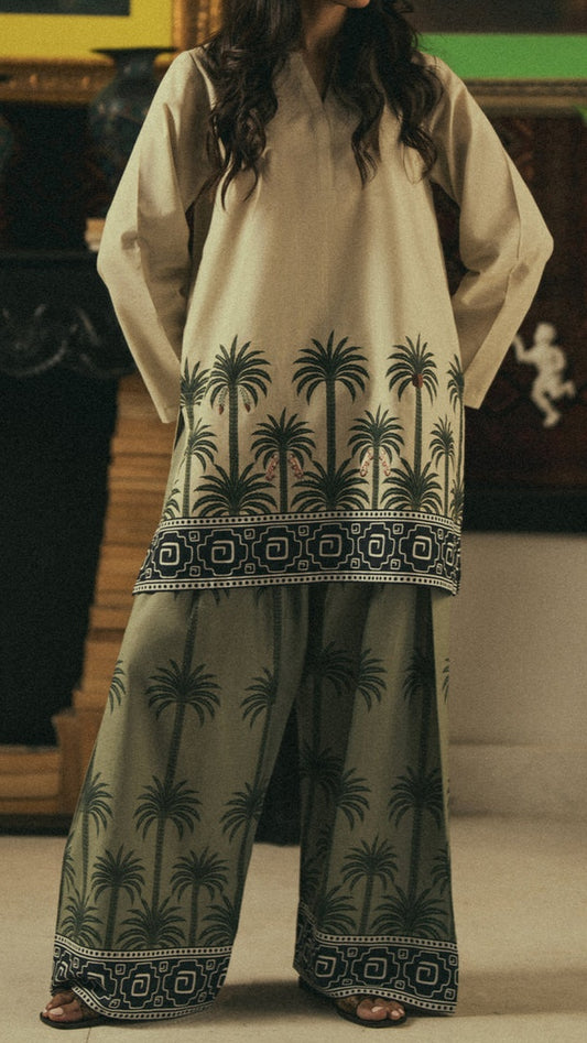 Desert Palm Linen Set