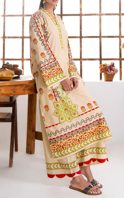 Golden Oasis Swiss Cotton Kaftan Set