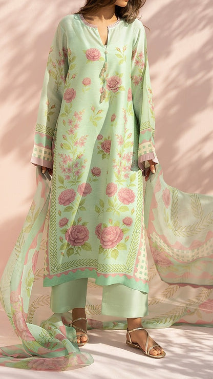 Mint Rose Nova Silk Blend Set